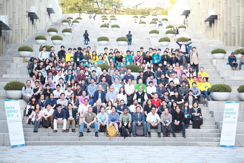 Pacific Graphics 2014 Group photo